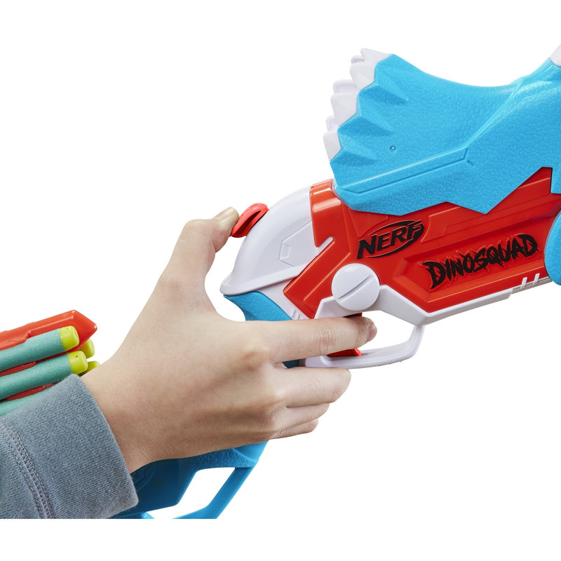 Load image into Gallery viewer, Hasbro nerf dinosquad tricera-blast nerf-gun