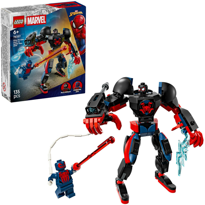 Load image into Gallery viewer, Lego marvel 76337 miles morales mecha vs. spider-man