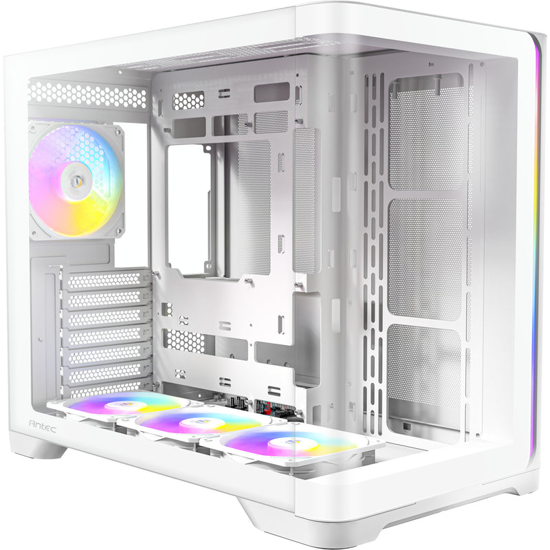 Load image into Gallery viewer, Antec c5 curve argb midi tower behuizing (wit | 2x usb-a | 1x usb-c | tempered glass)