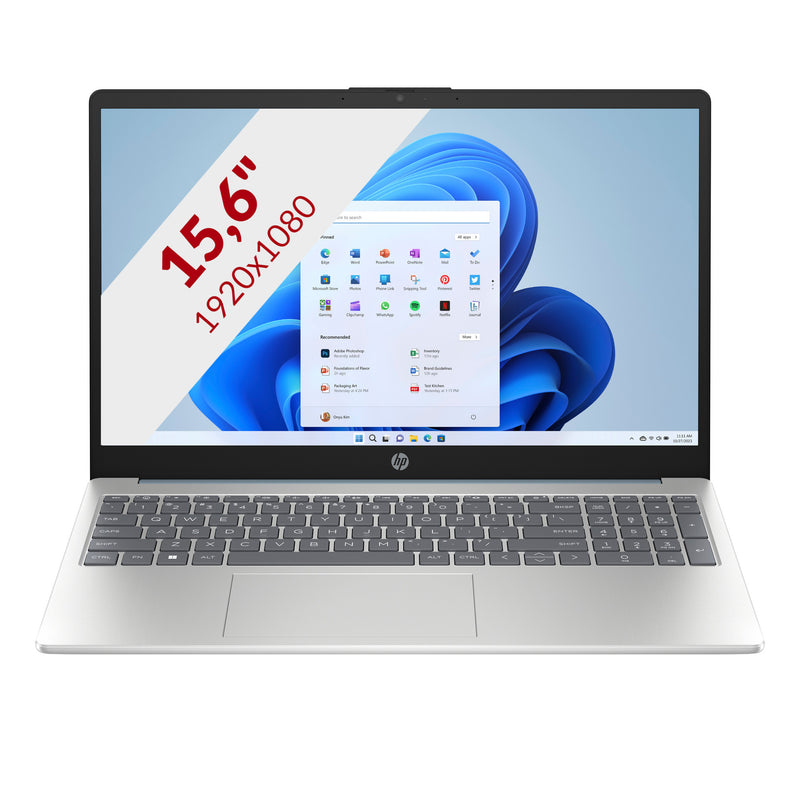 ギャラリービューアに画像をロードする, Hp 15-fd1251ndx 15.6 laptop (zilver blauw | core 5 120u | intel graphics | 8 gb | 512 gb ssd)