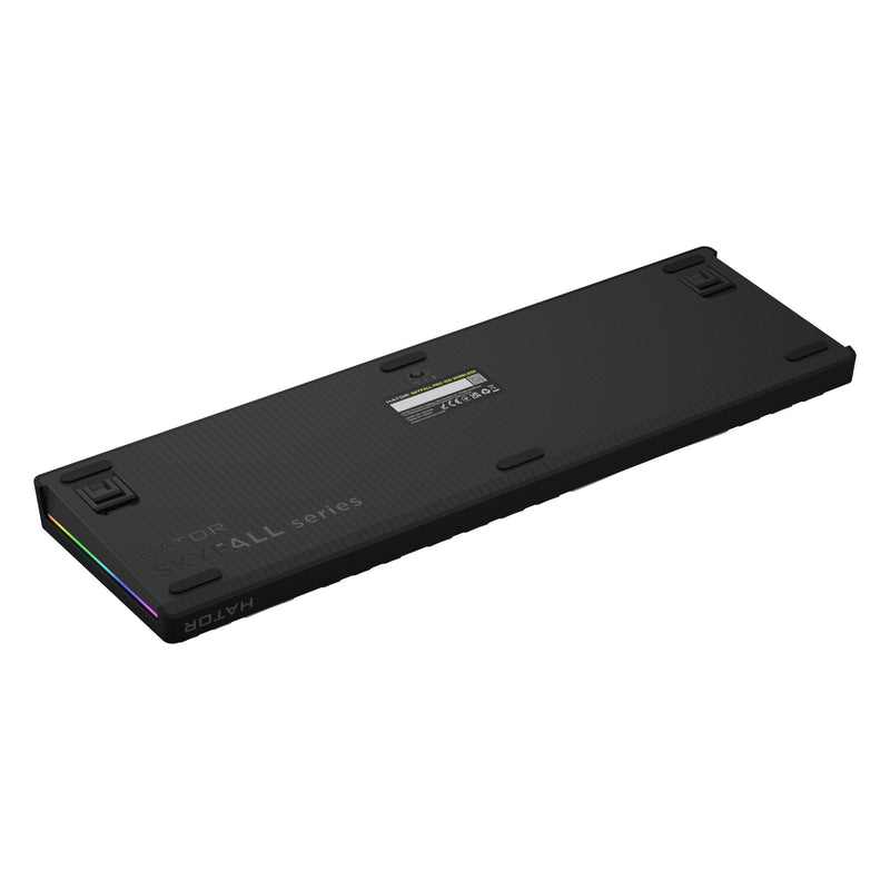 ギャラリービューアに画像をロードする, Hator skyfall pro wireless rgb mechanisch gaming toetsenbord (zwart, us lay-out (qwerty), hator aurum vanilla silent, 100%, rgb, double-shot pbt, hot-swap, 2.4ghz bluetooth usb-c)