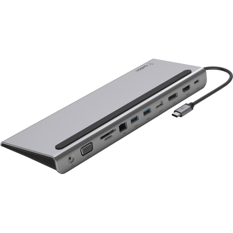 Load image into Gallery viewer, Belkin connect 11-in-1 usb-c hub dockingstation (zilver zwart)