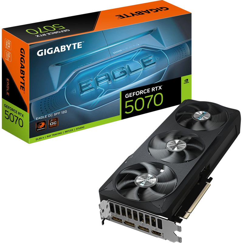 ギャラリービューアに画像をロードする, Gigabyte geforce rtx 5070 eagle oc sff 12g grafische kaart (1x hdmi, 3x displayport)