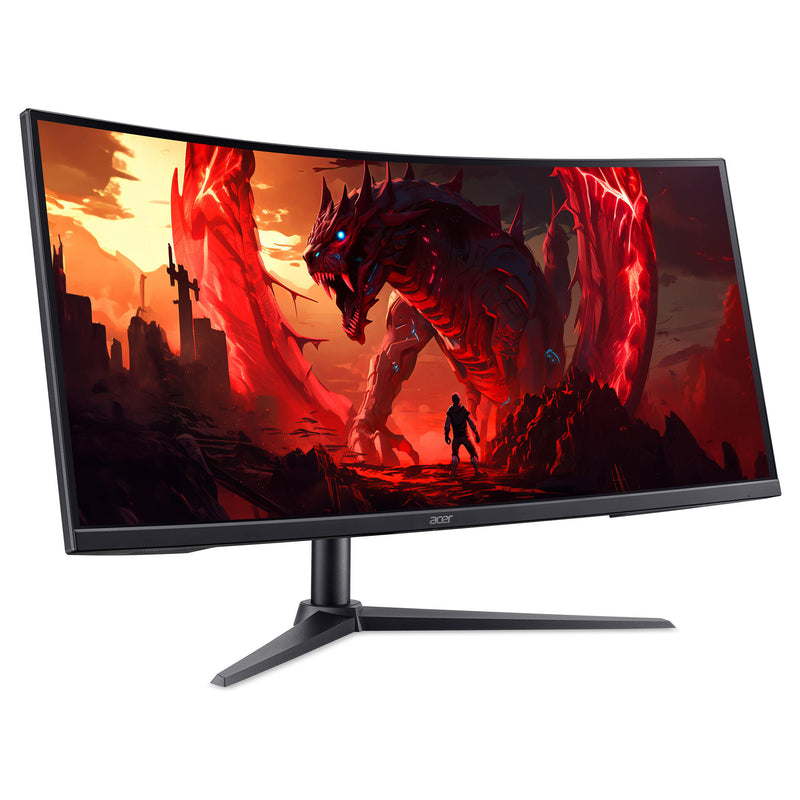Afbeelding laden in galerijviewer, Acer nitro xz340cur x2 34 curved ultrawide gaming monitor (zwart, 2x hdmi, 2x displayport, audio, amd freesync, 200 hz)