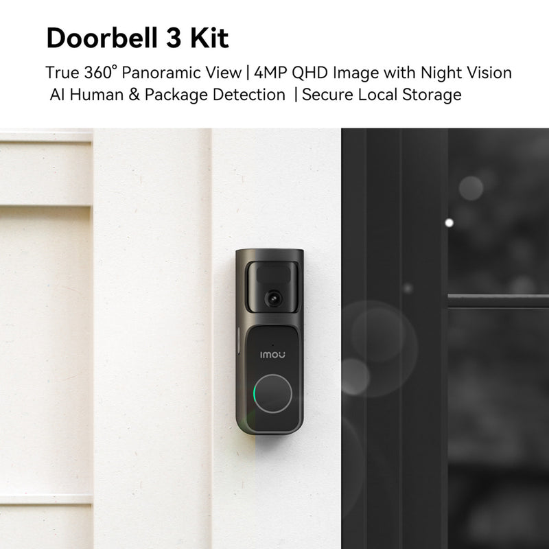 Afbeelding laden in galerijviewer, Imou doorbell 3 kit (zwart)