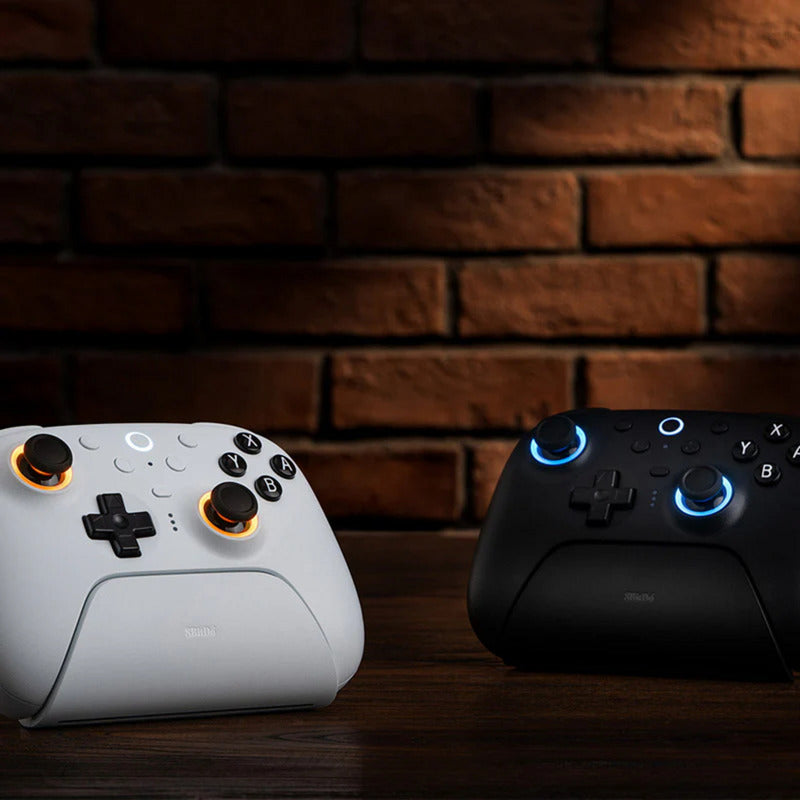 Chargez l'image dans la visionneuse de la galerie, 8bitdo ultimate 2 bluetooth controller (wit, pc, switch 2, bluetooth usb-c 2.4 ghz)