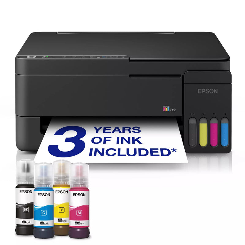 Afbeelding laden in galerijviewer, Epson ecotank et-2912 all-in-one inkjetprinter (zwart, scannen, kopiëren, wi-fi, inclusief tot 3 jaar inkt, c11cl62406)