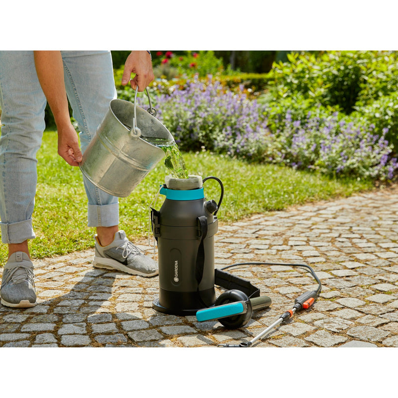 Load image into Gallery viewer, Gardena drukspuit 5 l plus (grijs turquoise, 11138-20)