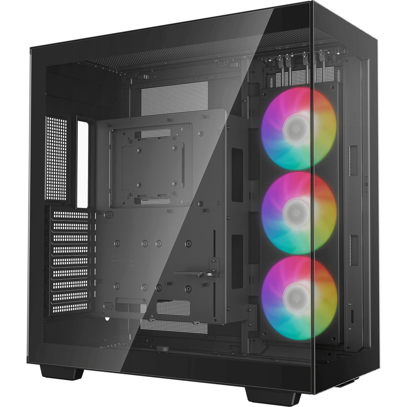 Load image into Gallery viewer, Deepcool ch780 midi tower behuizing (zwart | 4x usb-a | 1x usb-c | rgb | tempered glass)
