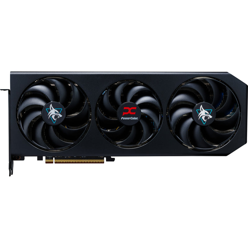 Chargez l'image dans la visionneuse de la galerie, Powercolor radeon rx 9070 gre hellhound 12gb gddr6 grafische kaart (zwart, rdna4, 3x displayport, 1x hdmi 2.1)