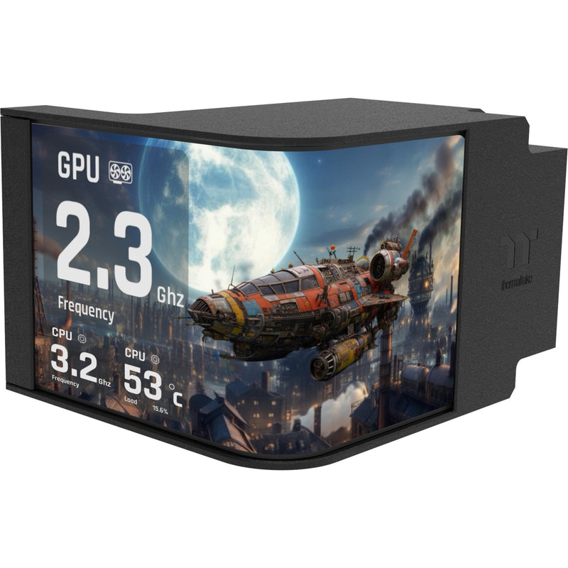 Load image into Gallery viewer, Thermaltake magcurve 360 ultra argb sync aio liquid cooler waterkoeling (zwart)