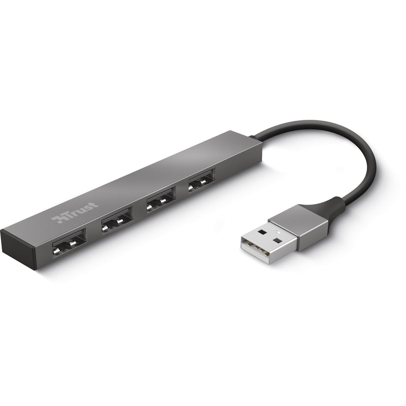 Load image into Gallery viewer, Trust halyx aluminium 4-port mini usb hub usb-hub (aluminium)
