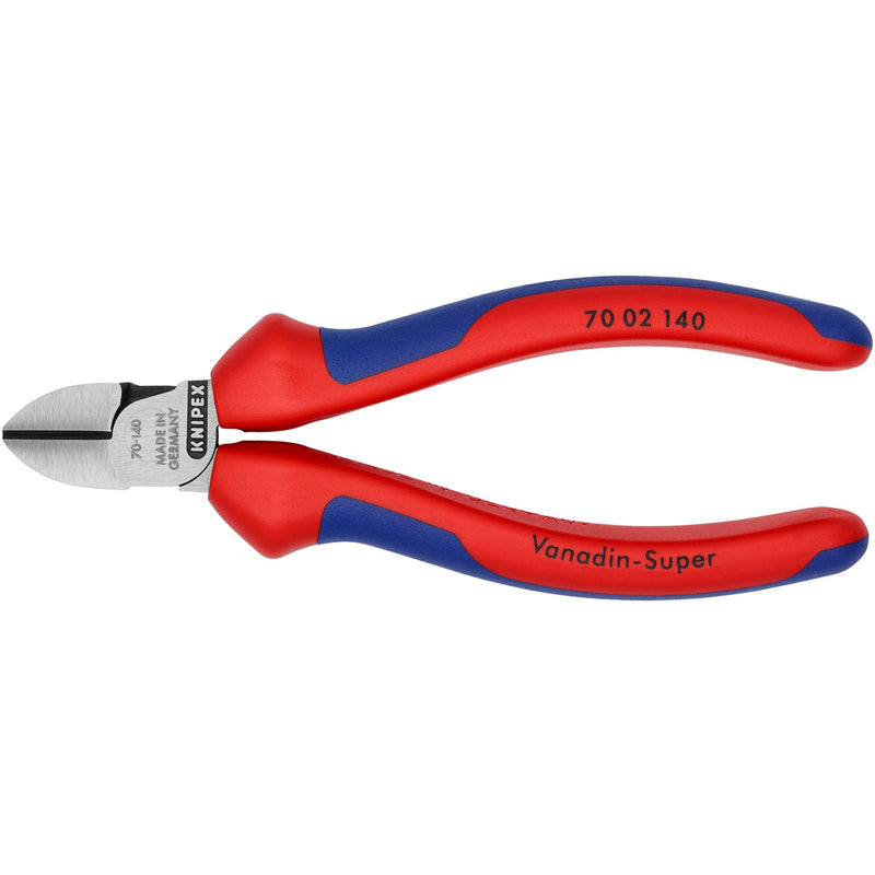 Load image into Gallery viewer, Knipex zijsnijtang 70 02 140 kniptang (rood blauw)