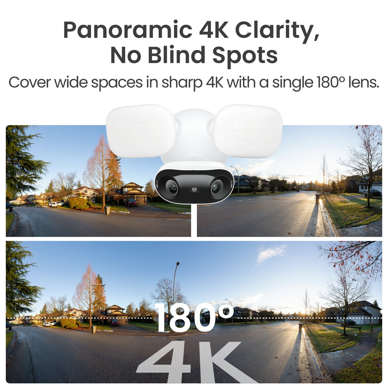 Cargue la imagen en el visor de la galería, Reolink f751w elite floodlight wifi beveiligingscamera (wit, uhd 4k, wifi)