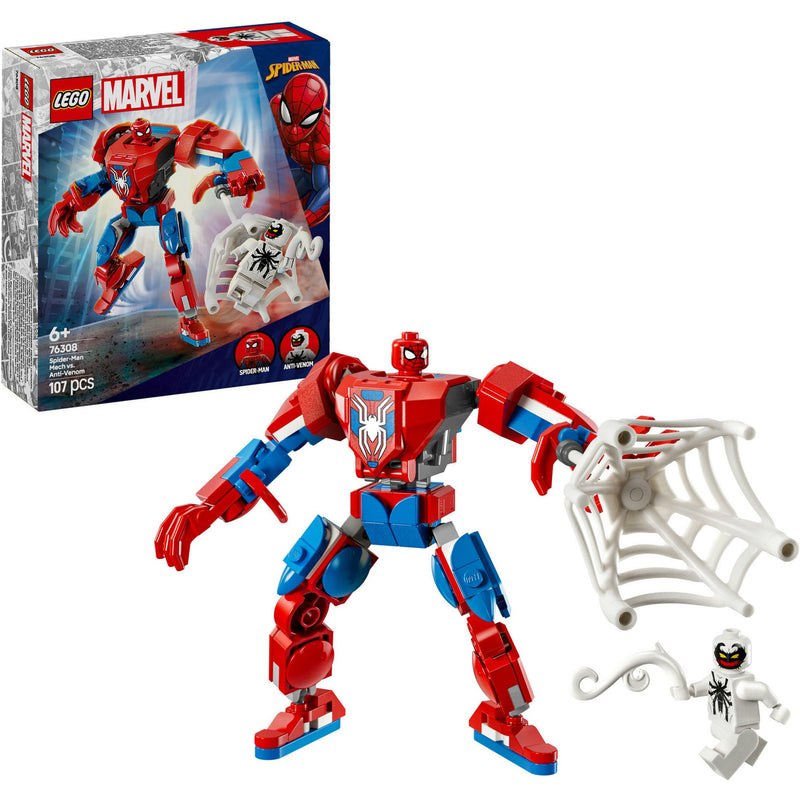 Load image into Gallery viewer, Lego super heroes 76308 spider-man mecha vs. anti-venom