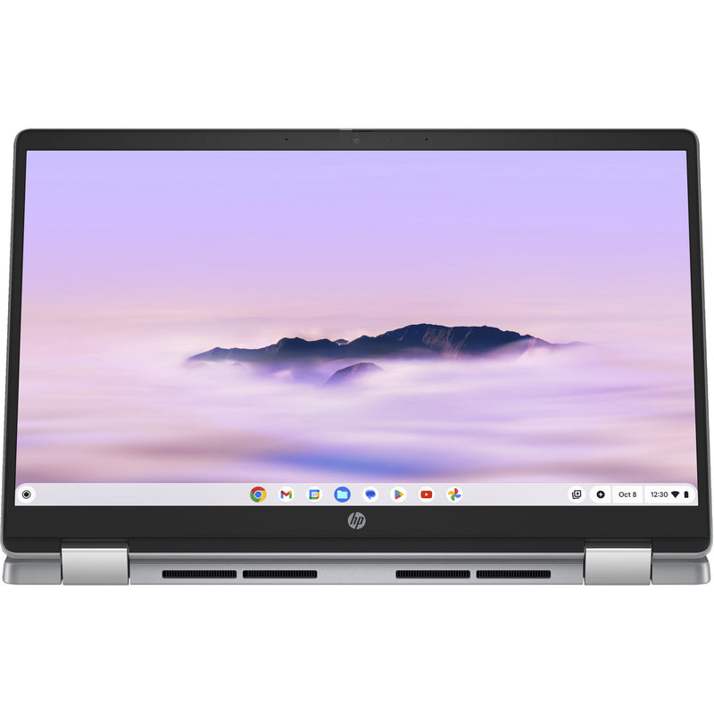 Load image into Gallery viewer, Hp chromebook x360 14b-cd0075nd (a12m4ea) 14 2-in-1 laptop (zilver | core i3-n305 | uhd graphics | 8 gb | 256 gb ufs | touch)