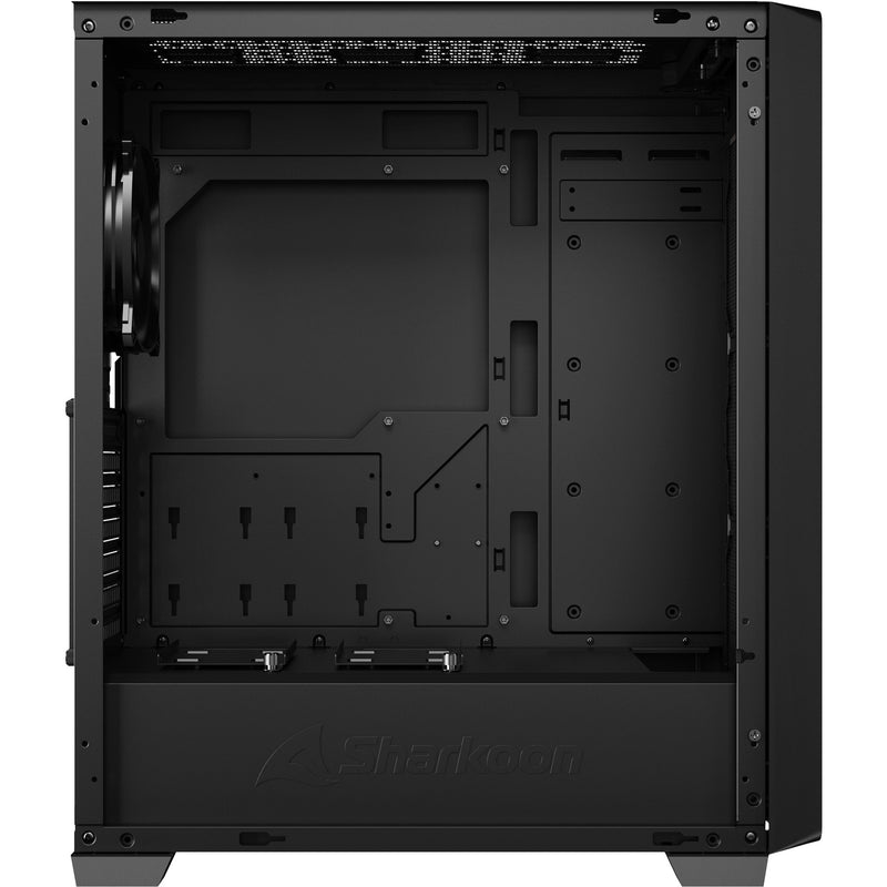 Load image into Gallery viewer, Sharkoon vs8 black midi tower behuizing (zwart | 3x usb-a)