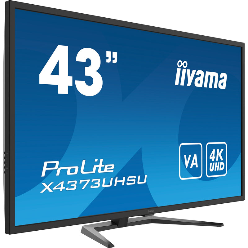 Load image into Gallery viewer, Iiyama prolite x4373uhsu-b1 43 4k uhd monitor (zwart, 2x hdmi, 2x displayport, mini-displayport, 4x usb-a, usb-b)