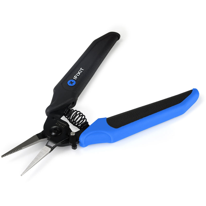 Load image into Gallery viewer, Ifixit mandible needle nose pliers grijptang (zwart blauw)