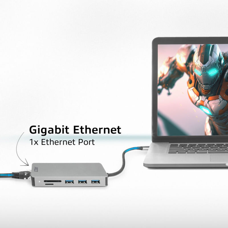 Load image into Gallery viewer, Act connectivity usb-c 4k docking station voor 1 hdmi monitor, ethe