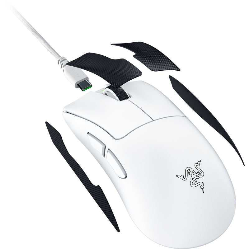 Chargez l'image dans la visionneuse de la galerie, Razer deathadder v4 pro gaming muis (wit, tot 45.000 dpi, 8000 hz)