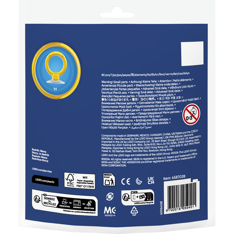 Afbeelding laden in galerijviewer, Lego sonic the hedgehog - badnik: skorp constructiespeelgoed (30733)