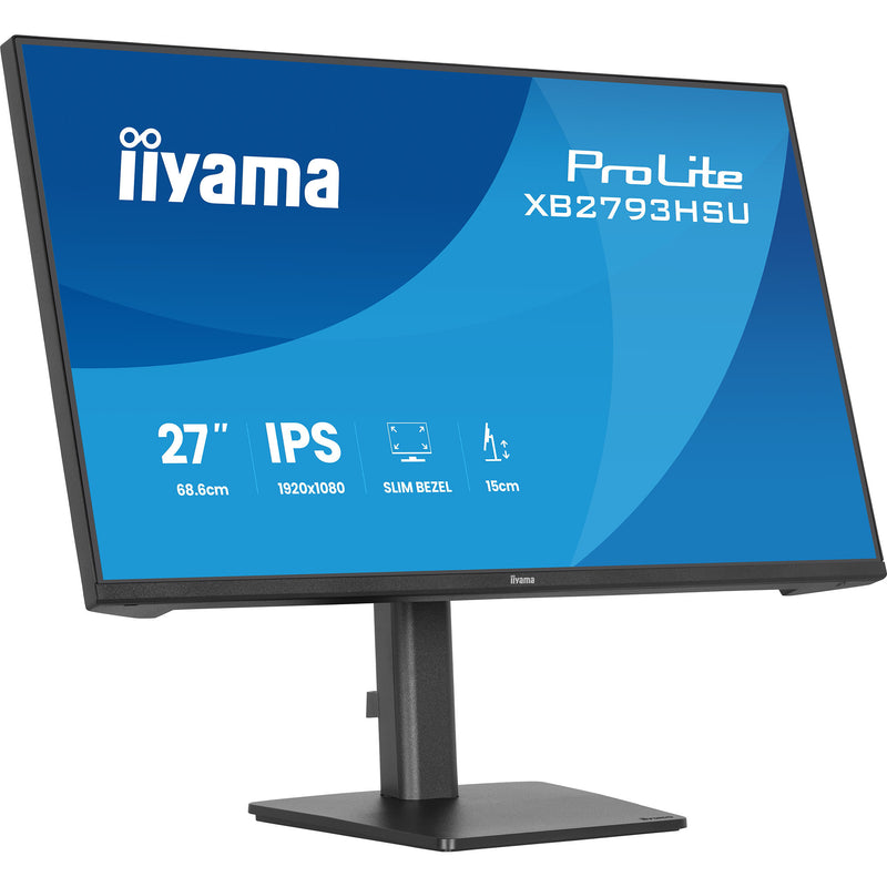 Load image into Gallery viewer, Iiyama prolite xb2793hsu-b1 27 monitor (zwart (mat), 120hz, hdmi, displayport, usb, audio)