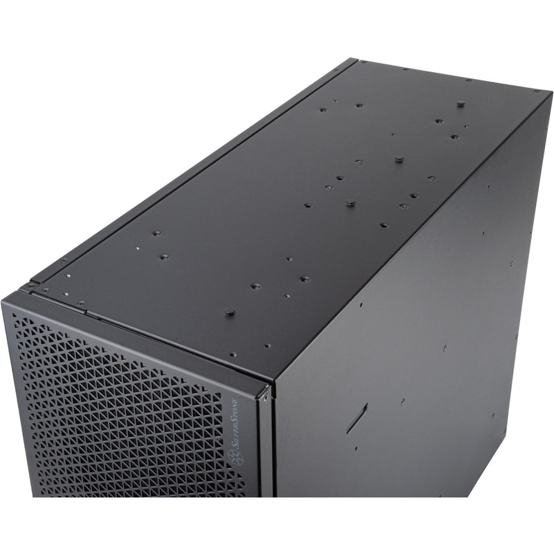 Load image into Gallery viewer, Silverstone rm52 server behuizing (zwart | 2x usb-a | 1x usb-c)