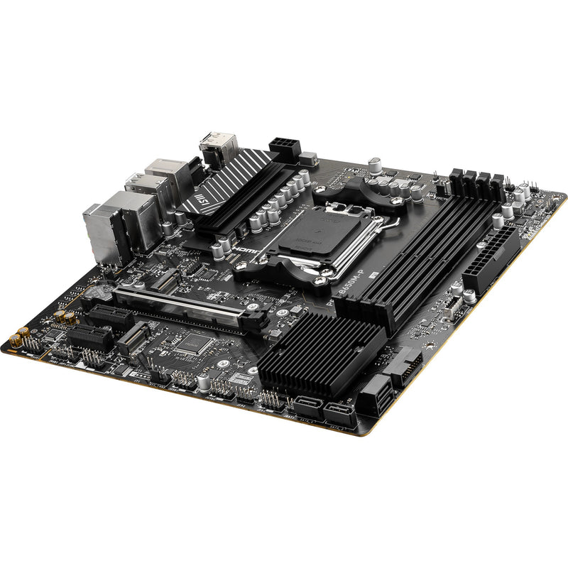 Load image into Gallery viewer, Msi pro b650m-p socket am5 moederbord (zwart, raid, 2.5 gb-lan, sound, µatx)