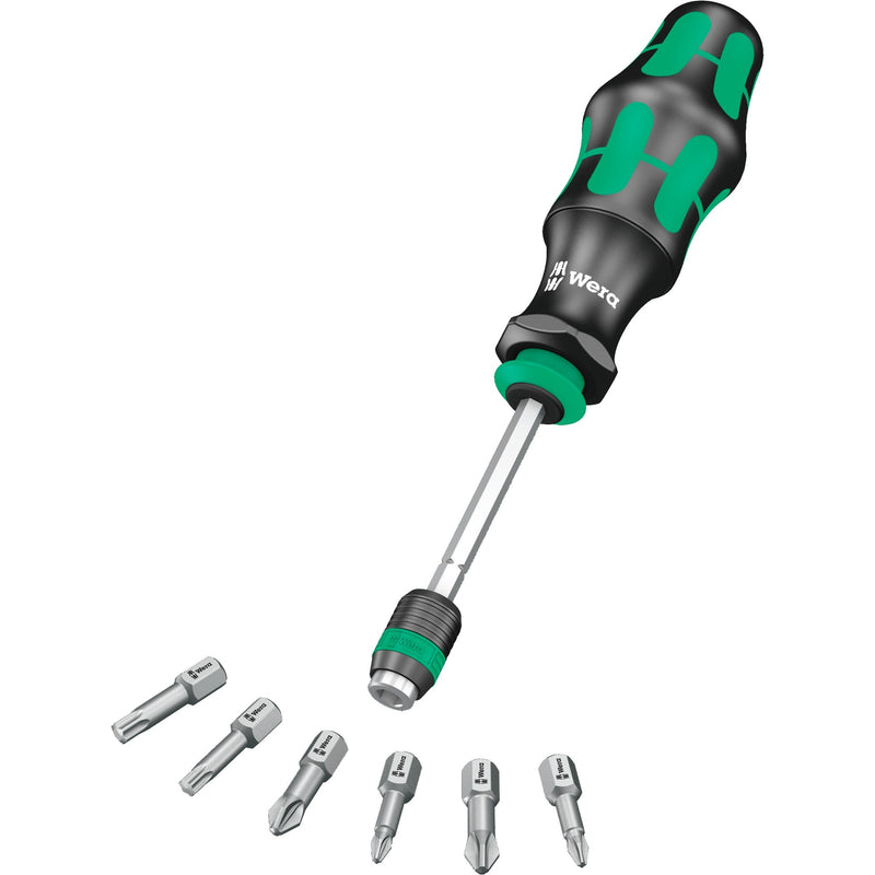 Load image into Gallery viewer, Wera kraftform kompakt 26 met etui, 7‑delig bitset (zwart groen)