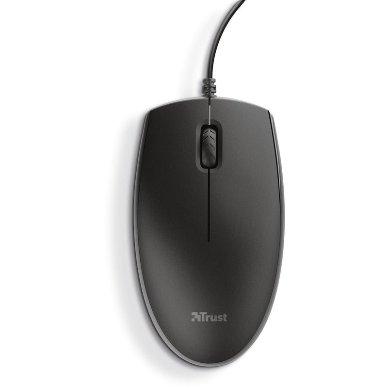 Load image into Gallery viewer, Trust primo keyboard mouse set, desktopset (zwart, us lay-out, membraan)