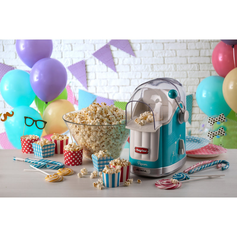 Load image into Gallery viewer, Ariete party time pop corn maker 2958 01 popcornmaker (lichtblauw)