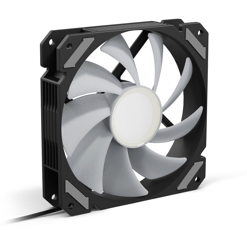 Load image into Gallery viewer, Sharkoon shark mirror rgb pwm case fan (zwart, 120 x 120 x 25 mm)