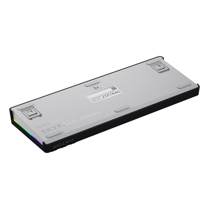 ギャラリービューアに画像をロードする, Hator skyfall mag ultima 8k wireless rgb mechanisch gaming toetsenbord (zwart, us lay-out (qwerty), hator aurum ice, 65%, rgb, double-shot pbt, hot-swap, 2.4ghz | bluetooth | usb-c)