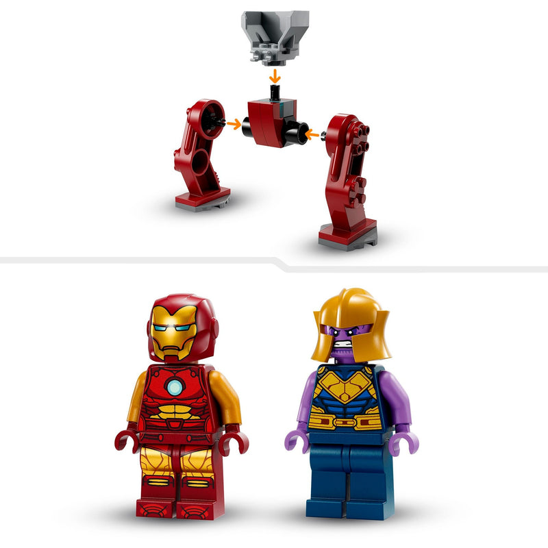 Laden Sie das Bild in Galerie -Viewer, Lego marvel - iron man hulkbuster vs. thanos constructiespeelgoed (76263)