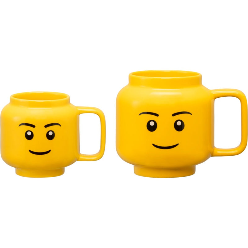 Load image into Gallery viewer, Room copenhagen lego keramische mok - jongen, groot (geel)