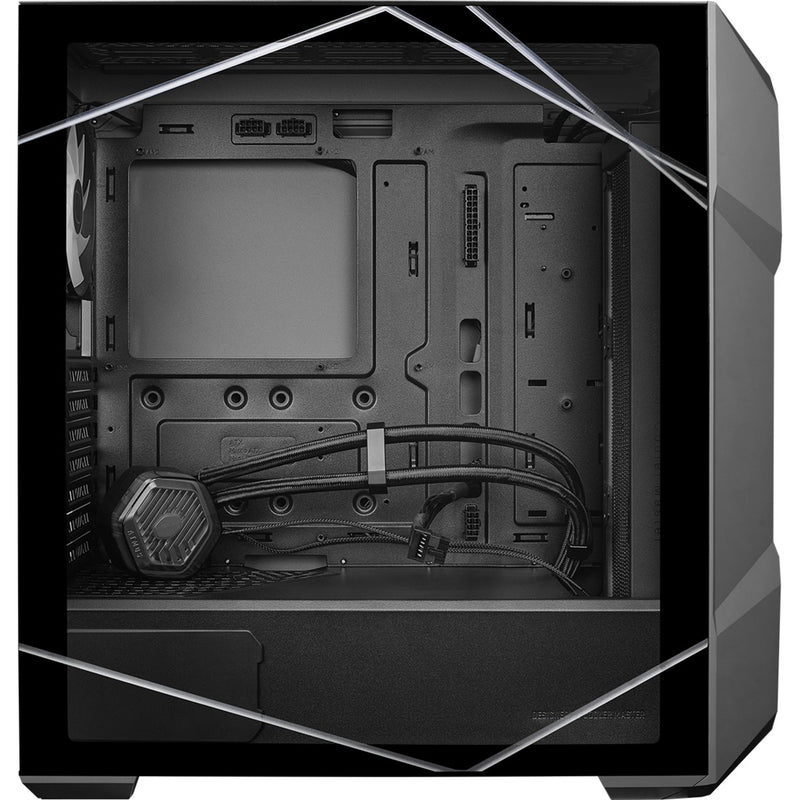 Load image into Gallery viewer, Cooler master td500 max midi tower behuizing (gunmetal | 2x usb-a | 1x usb-c | rgb | tempered glass)