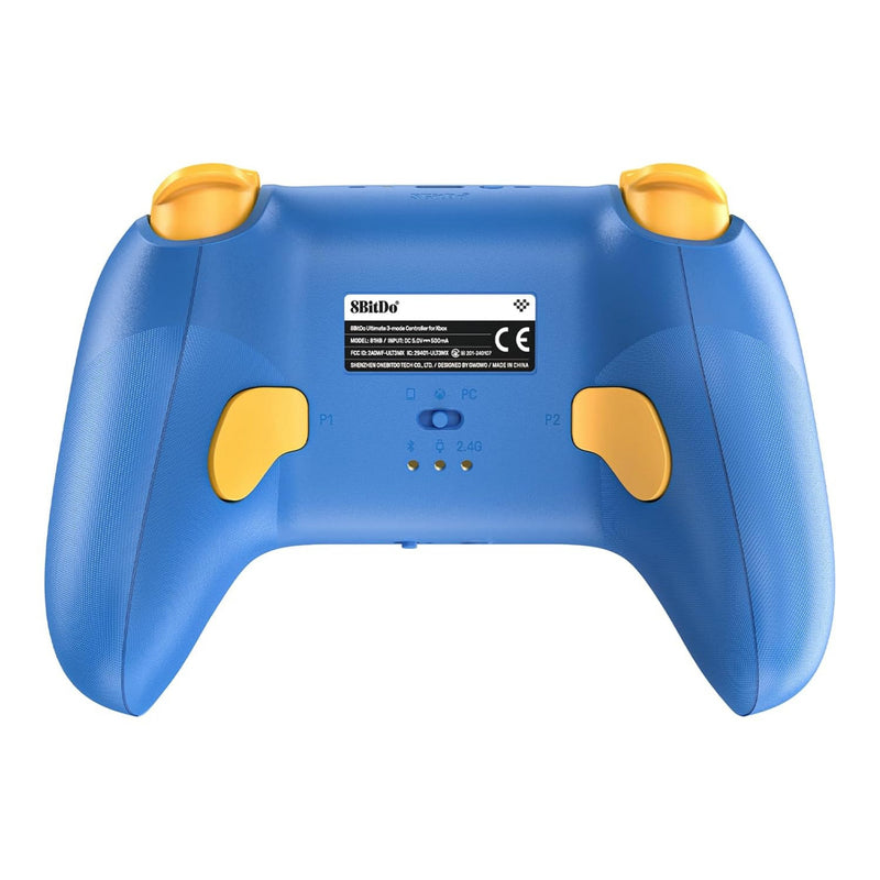 Cargue la imagen en el visor de la galería, 8bitdo ultimate 3-mode controller for xbox - rare 40th anniversary edition (blauw goud, xbox series x|s, xbox one, pc, bluetooth usb-c 2.4 ghz )