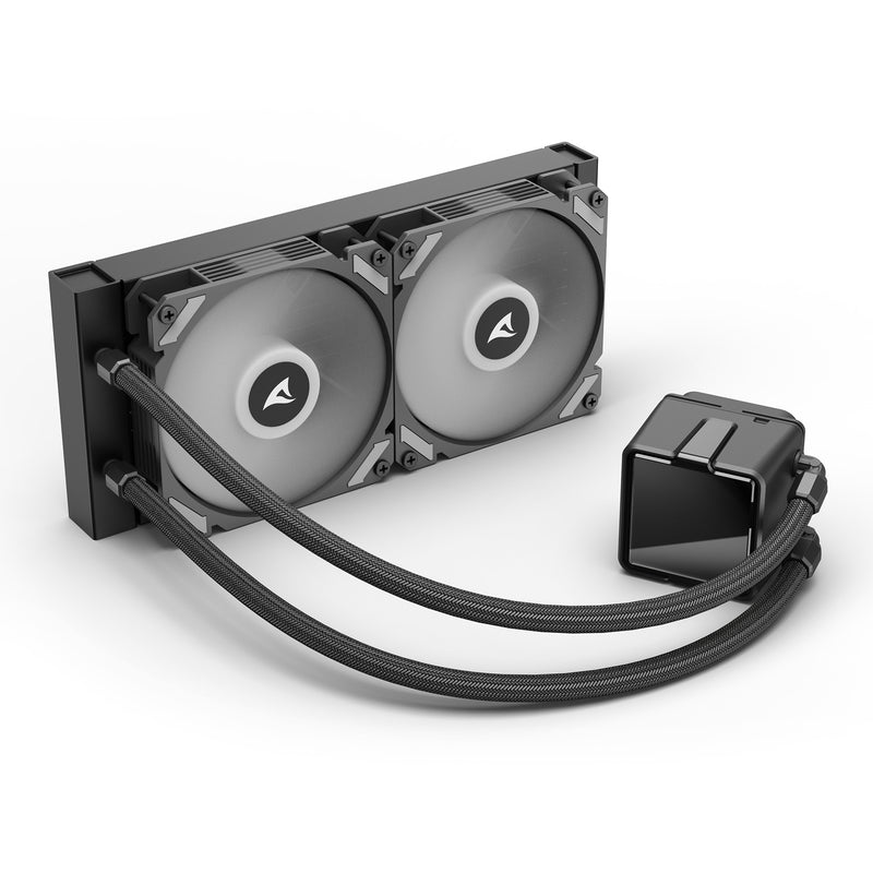 Load image into Gallery viewer, Sharkoon s50 argb waterkoeling (zwart, 4-pins pwm)