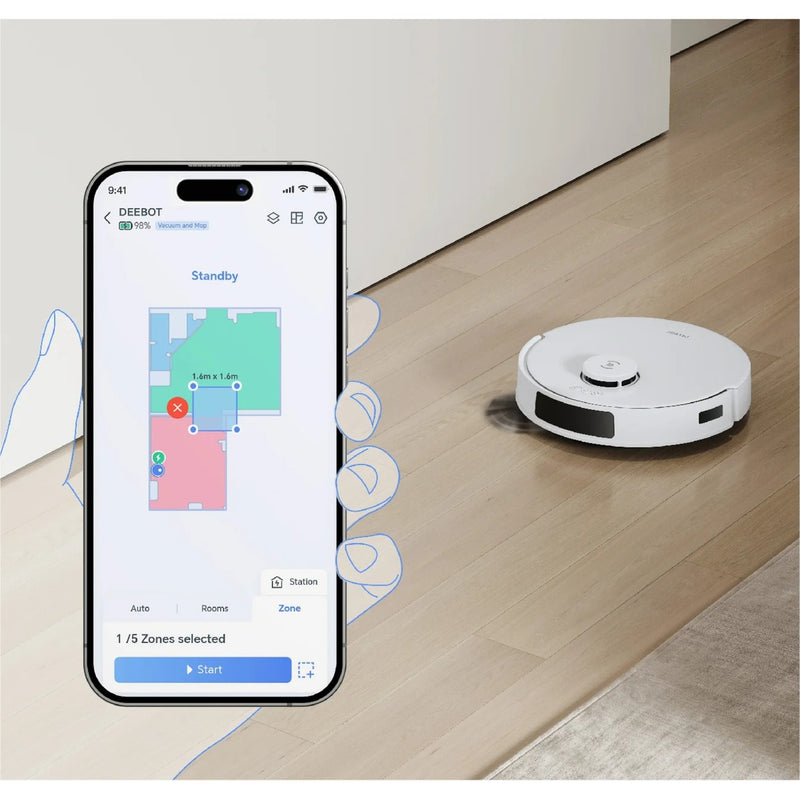 Cargue la imagen en el visor de la galería, Ecovacs deebot n20 pro plus robotstofzuiger (wit)