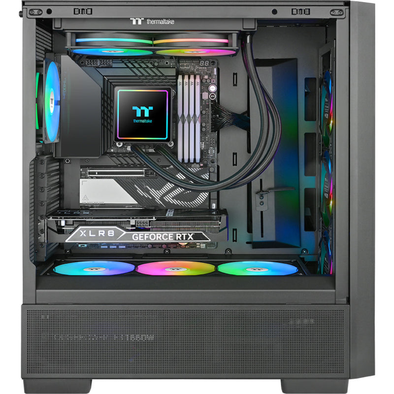 Load image into Gallery viewer, Thermaltake th240-s v3 argb sync aio liquid cooler waterkoeling (zwart)