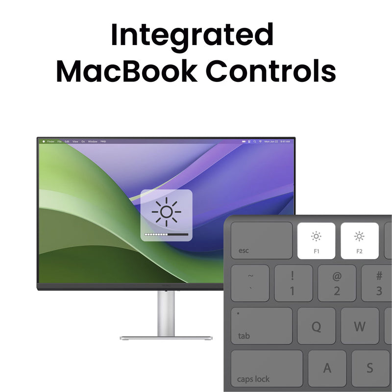 Chargez l'image dans la visionneuse de la galerie, Benq ma270up voor macbook 27 4k uhd monitor (zilver, hdmi, usb-a, usb-c, audio)