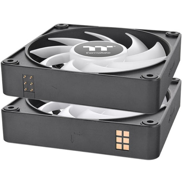 Load image into Gallery viewer, Thermaltake ct120 ex argb sync pc cooling fan (3-fan pack) case fans (zwart, 3 stuks, 120 x 120 x 25 mm, pwm)