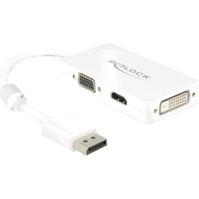 Load image into Gallery viewer, Delock displayport > vga hdmi dvi adapter (wit, 0,16 meter)
