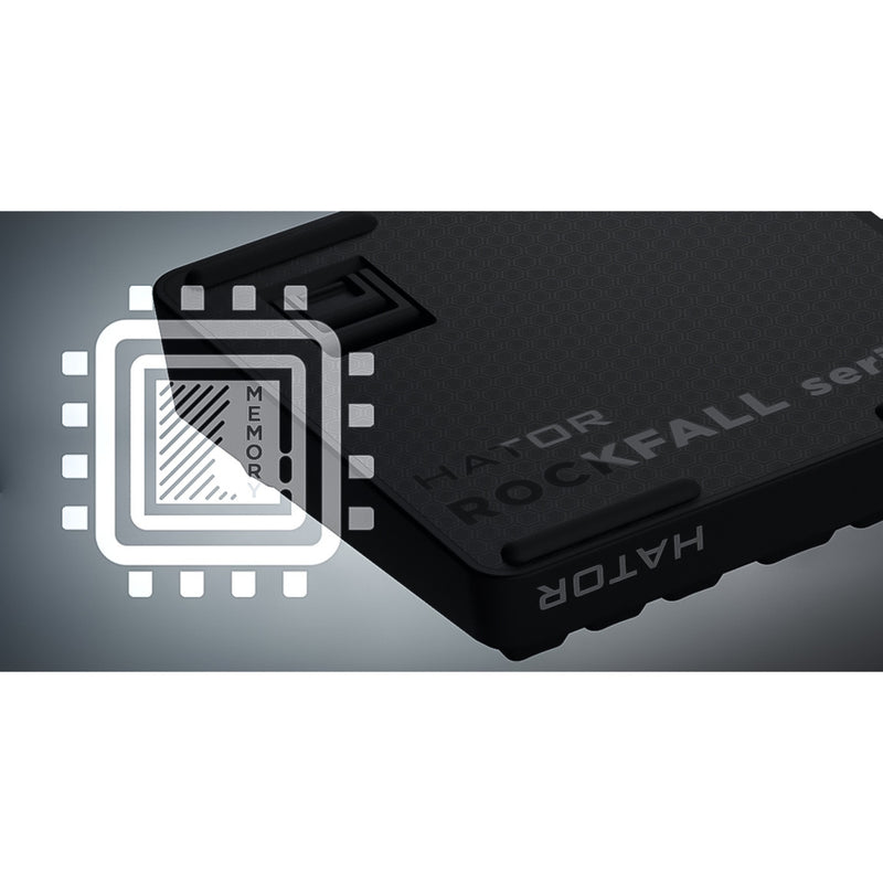 Chargez l'image dans la visionneuse de la galerie, Hator rockfall 3 tkl wireless rgb mechanisch gaming toetsenbord (wit, us lay-out (qwerty), hator aurum orange, 80% (tkl), rgb, pbt keycaps, hotswap, 2.4 ghz bluetooth usb-c)