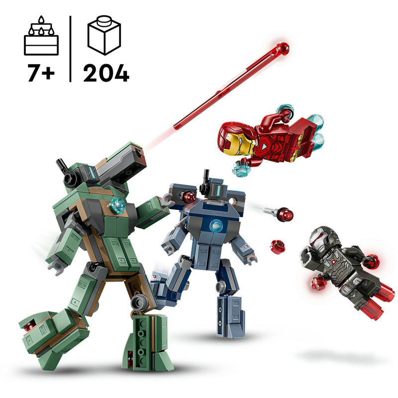 Afbeelding laden in galerijviewer, Lego ® ǀ marvel iron man en war machine vs. hammer drones - 76320