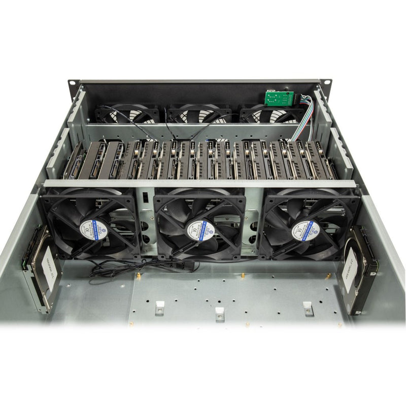 Load image into Gallery viewer, Inter-tech 4f28 mining-rack, server behuizing (zwart | 2x usb-a)