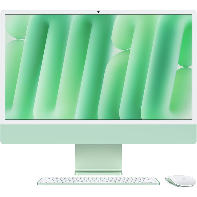 Chargez l'image dans la visionneuse de la galerie, Apple imac 2024 m4 24 (mwuy3n a) all-in-one pc (groen | m4 10 core | 10‑core gpu | 16 gb | 256 gb ssd)