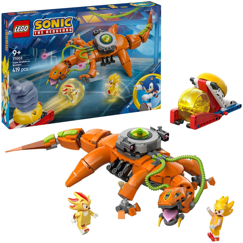Load image into Gallery viewer, Lego sonic the hedgehog 77003 super shadow vs. biolizard