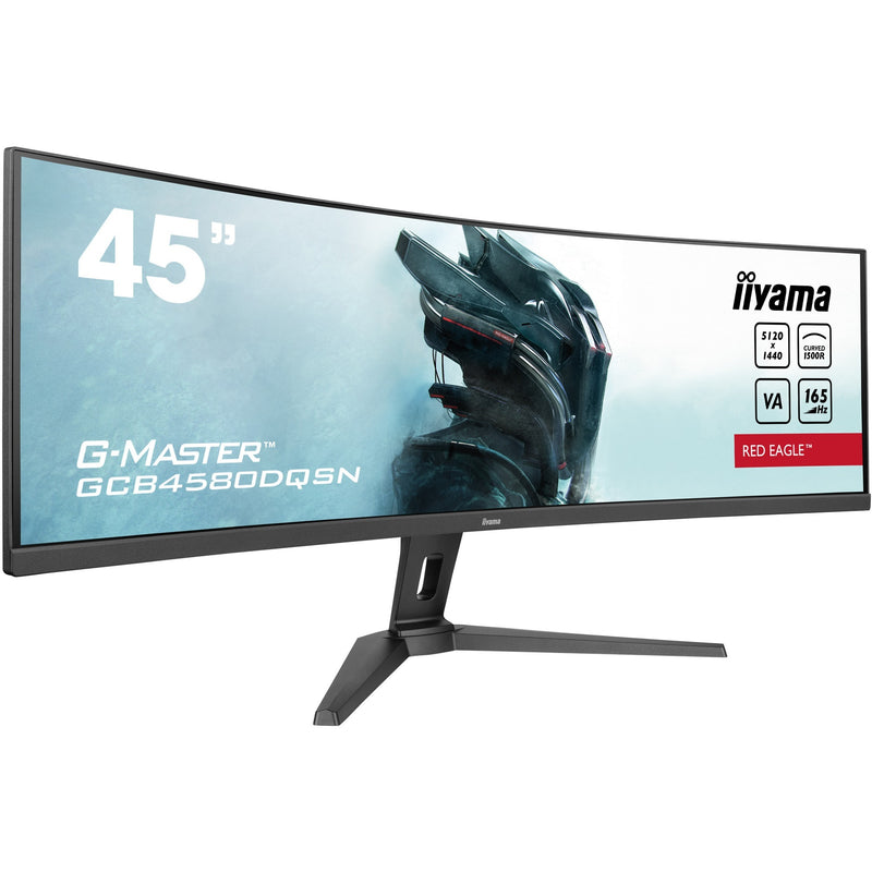 Load image into Gallery viewer, Iiyama g-master red eagle gcb4580dqsn-b1 45 curved ultrawide gaming monitor (zwart, 2x hdmi, displayport, 3x usb-a, usb-b, usb-c, rj-45)